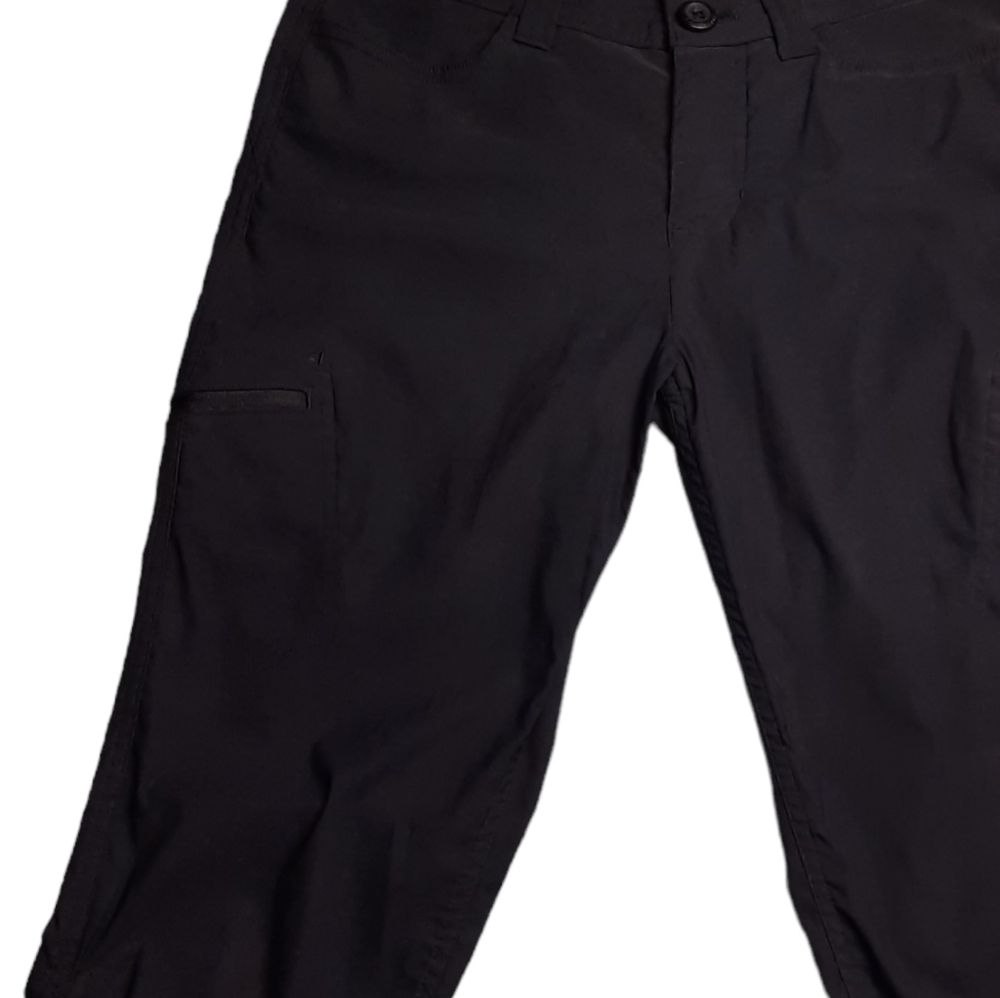 Eddie Bauer First Ascent Black Adventure Crop Pant SZ 2 - Picture 3 of 14